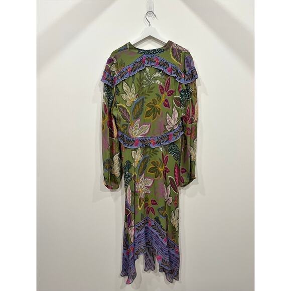 NWT FARM RIO Wild Jungle Midi Dress - Picture 8 of 15